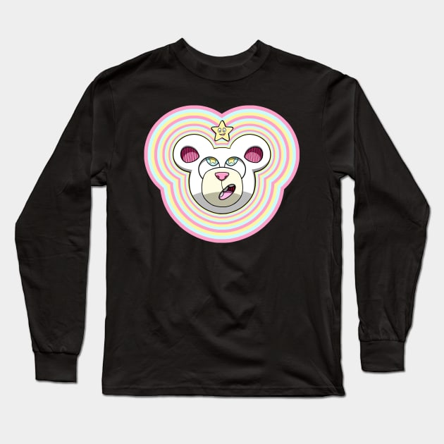 Star Bear Long Sleeve T-Shirt by Pencil Brain